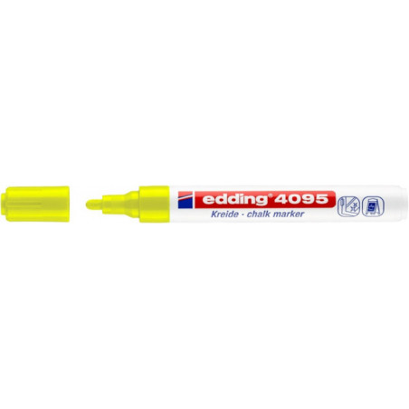 PAKIET Marker kredowy e-4095 EDDING, 2-3mm, neon żółty