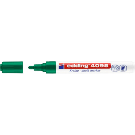 PAKIET marker kredowy e-4095 EDDING, 2-3mm, zielony