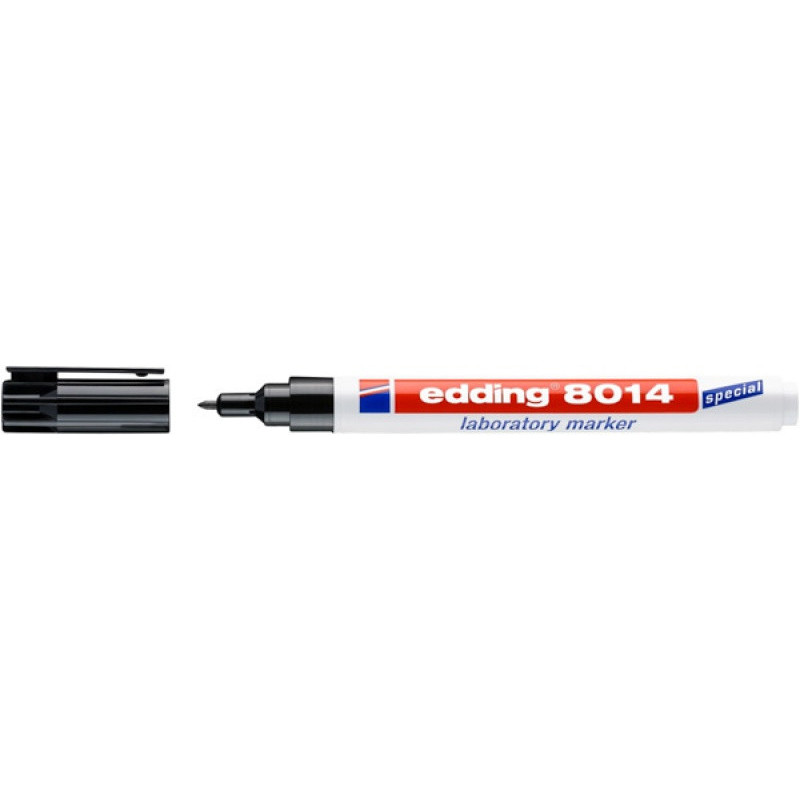 PAKIET Marker laboratoryjny e-8014 EDDING, 1mm, czarny