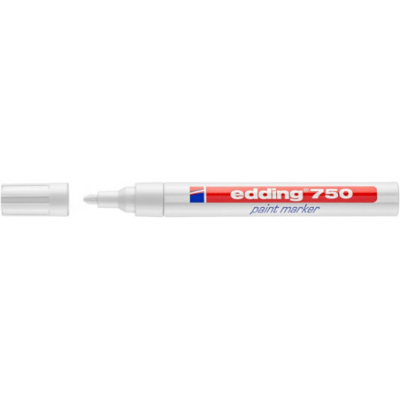 PAKIET Marker olejowy e-750 EDDING, 2-4 mm, biały