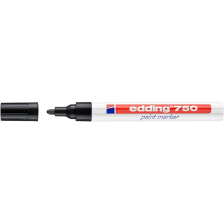 PAKIET Marker olejowy e-750 EDDING, 2-4 mm, czarny