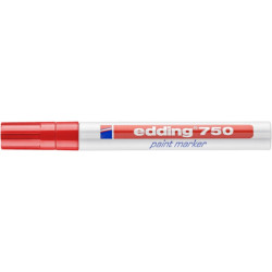 PAKIET Marker olejowy e-750 EDDING, 2-4 mm, czerwony