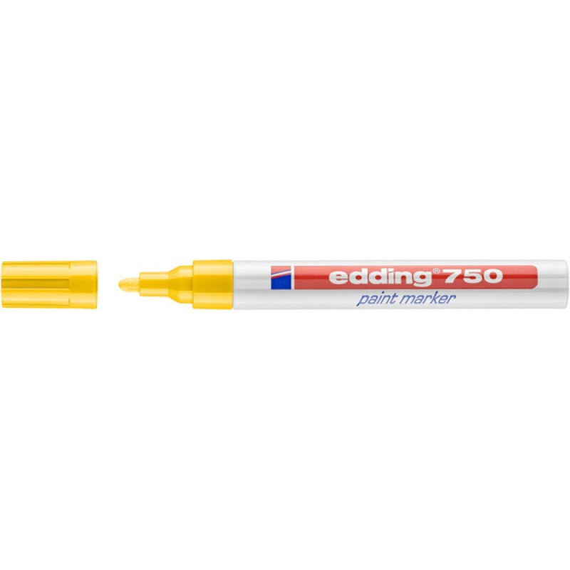 PAKIET Marker olejowy e-750 EDDING, 2-4 mm, żółty