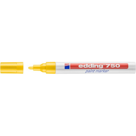 PAKIET Marker olejowy e-750 EDDING, 2-4 mm, żółty