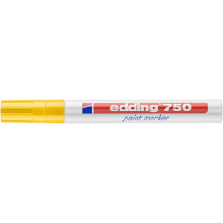 PAKIET Marker olejowy e-750 EDDING, 2-4 mm, żółty