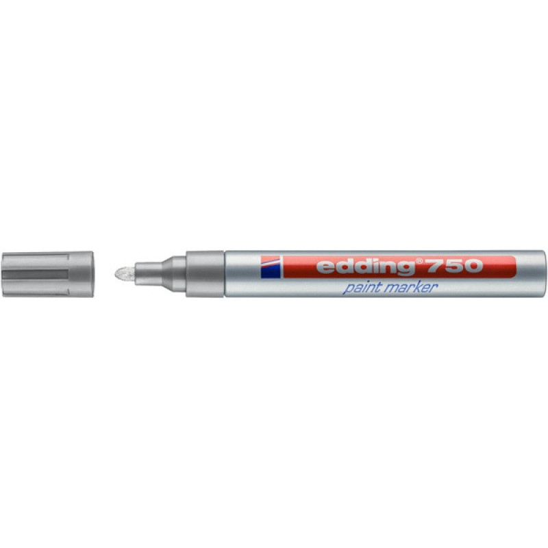 PAKIET Marker olejowy e-750 EDDING, 2-4mm, srebrny