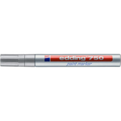 PAKIET Marker olejowy e-750 EDDING, 2-4mm, srebrny