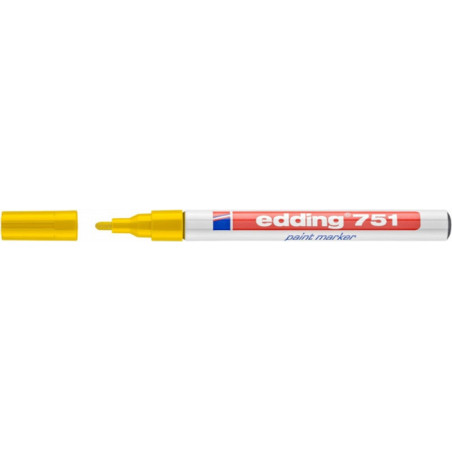 PAKIET Marker olejowy e-751 EDDING, 1-2 mm, żółty