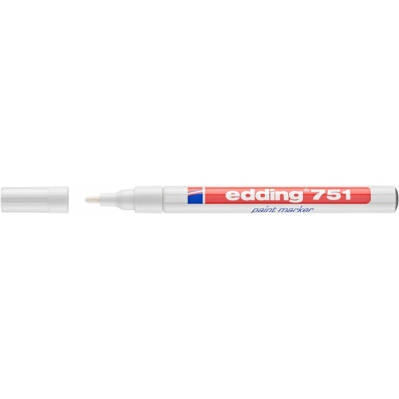 PAKIET Marker olejowy e-751 EDDING, 1-2mm, biały