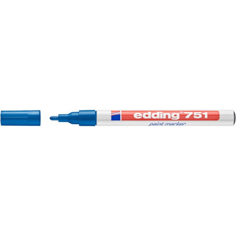 PAKIET Marker olejowy e-751 EDDING, 1-2mm, niebieski