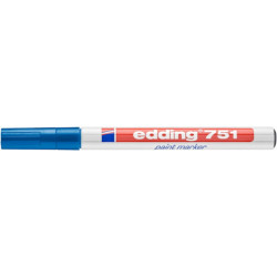 PAKIET Marker olejowy e-751 EDDING, 1-2mm, niebieski