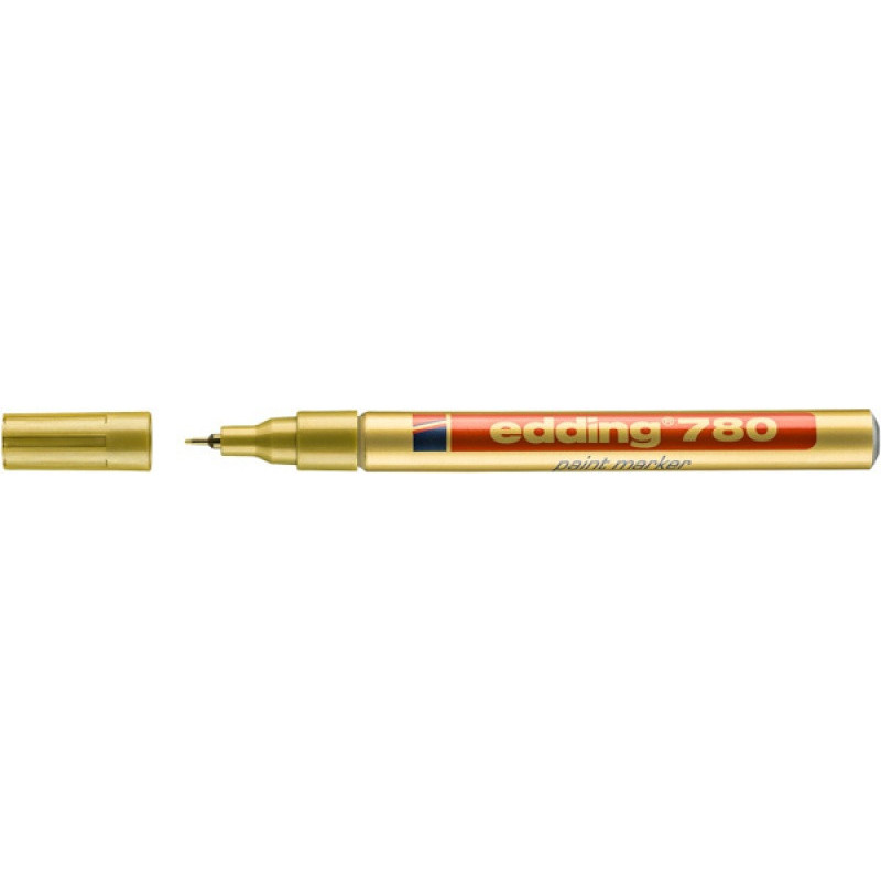 PAKIET Marker olejowy e-780 EDDING, 0,8mm, złoty