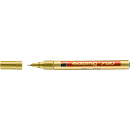 PAKIET Marker olejowy e-780 EDDING, 0,8mm, złoty