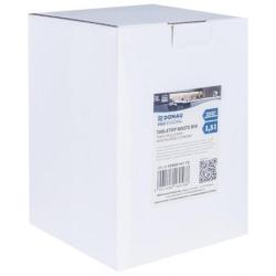 Kosz na śmieci stołowy DONAU PROFESSIONAL, 1,5l, srebrny mat
