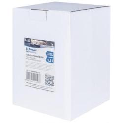 Kosz na śmieci stołowy DONAU PROFESSIONAL, 1,5l, srebrny mat