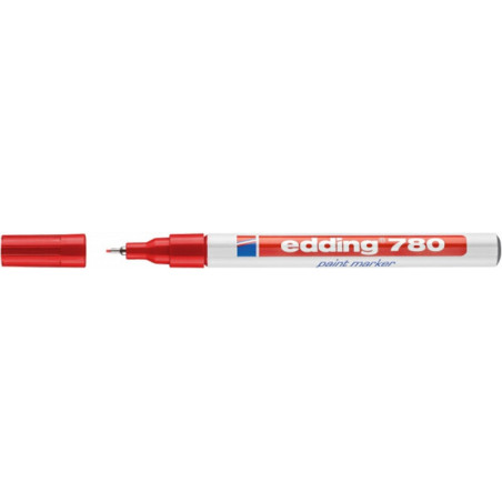 PAKIET Marker olejowy e-780 EDDING, 0,8mm, czerwony