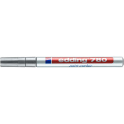 PAKIET Marker olejowy e-780 EDDING, 0,8mm, srebrny
