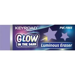 Gumka do ścierania KEYROAD Luminous, fluorescencyjna, pakowane na displayu, mix kolorów