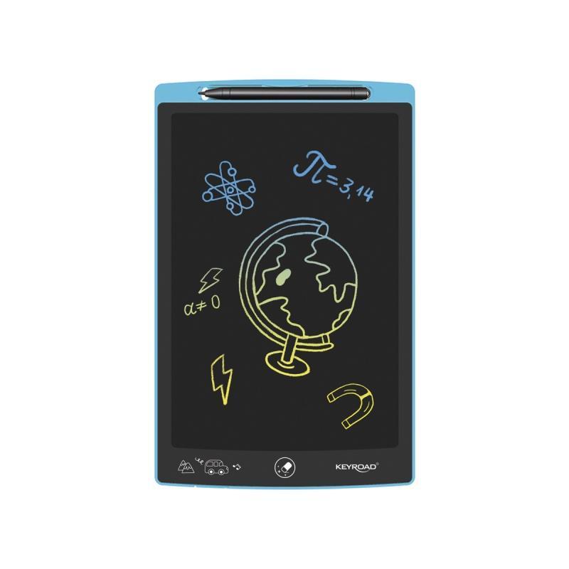 Tablet graficzny do rysowania KEYROAD, wielokolorowy ekran, 12", mix kolorów