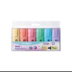 Zakreślacze KEYROAD Pastel,...