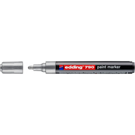 PAKIET Marker olejowy e-790 EDDING, 2-3mm, srebrny