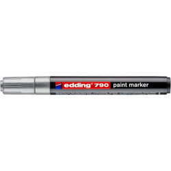 PAKIET Marker olejowy e-790 EDDING, 2-3mm, srebrny