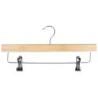 Wieszak na spodnie drewniany DONAU HOME, 35x17x1,2cm, 10 szt., naturalny