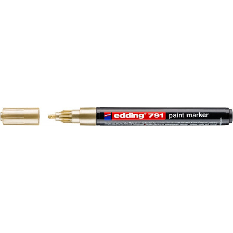 PAKIET Marker olejowy e-791 EDDING, 1-2mm, złoty