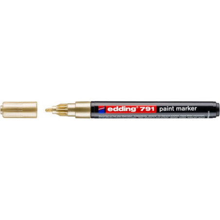 PAKIET Marker olejowy e-791 EDDING, 1-2mm, złoty