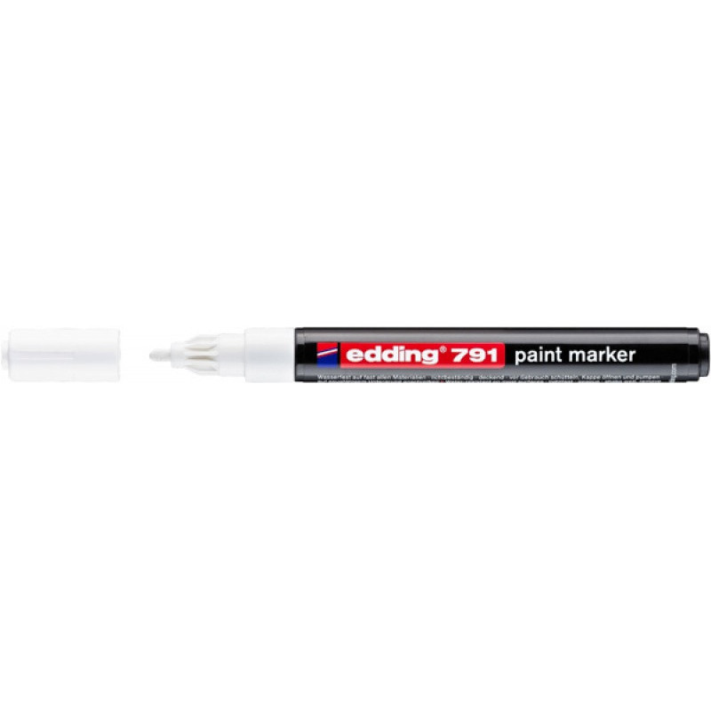 PAKIET Marker olejowy e-791 EDDING, 1-2mm, biały
