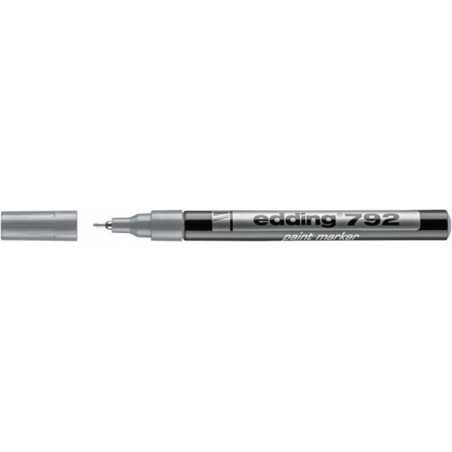 PAKIET Marker olejowy e-792 EDDING, 0,8mm, srebrny
