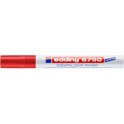 PAKIET Marker olejowy przemysłowy e-8750 EDDING, 2-4mm, czerwony