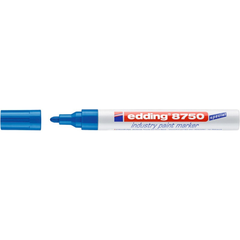 PAKIET Marker olejowy przemysłowy e-8750 EDDING, 2-4mm, niebieski