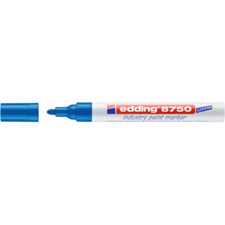 PAKIET Marker olejowy przemysłowy e-8750 EDDING, 2-4mm, niebieski