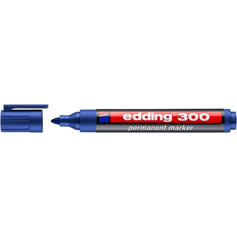 PAKIET Marker permanentny A8 e-300 EDDING, niebieski