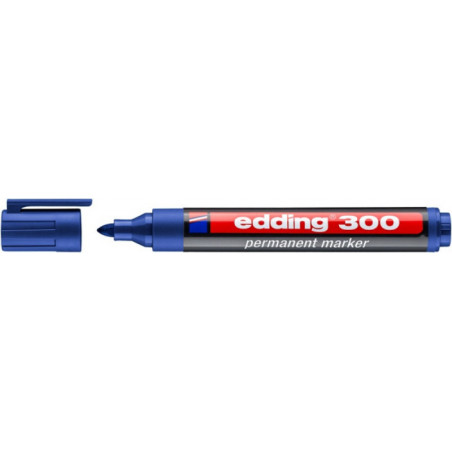 PAKIET Marker permanentny A8 e-300 EDDING, niebieski