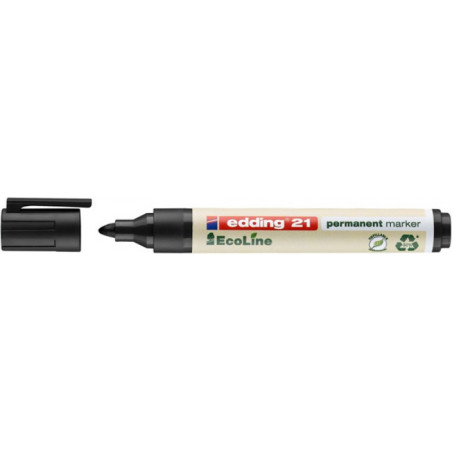 PAKIET Marker permanentny e-21 EDDING ecoline, 1,5-3mm, czarny