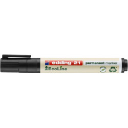PAKIET Marker permanentny e-21 EDDING ecoline, 1,5-3mm, czarny