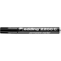 PAKIET Marker permanentny e-2200c EDDING, 1-5mm, czarny
