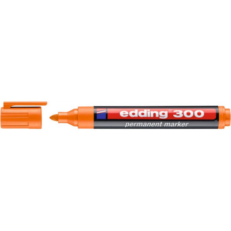 PAKIET Marker permanentny e-300 EDDING, 1,5-3mm, pomarańczowy