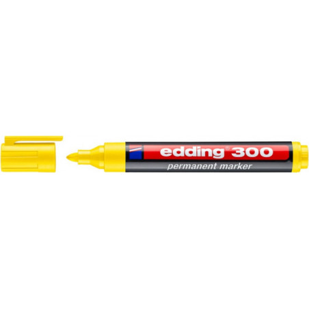 PAKIET Marker permanentny e-300 EDDING, 1,5-3mm, żółty