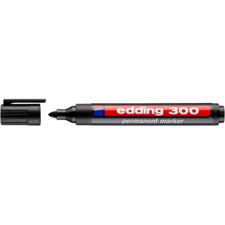 PAKIET Marker permanentny e-300 EDDING, 1,5-3mm, czarny