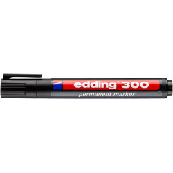 PAKIET Marker permanentny e-300 EDDING, 1,5-3mm, czarny