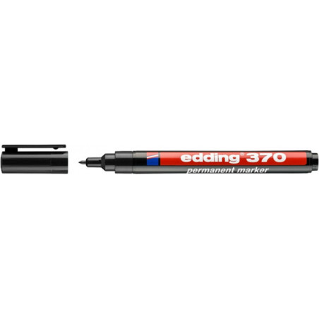 PAKIET Marker permanentny e-370 EDDING, 1mm, czarny