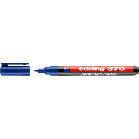 PAKIET Marker permanentny e-370 EDDING, 1mm, niebieski