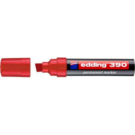 PAKIET Marker permanentny e-390 EDDING, 4-12mm, czerwony