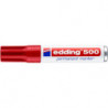 PAKIET Marker permanentny e-500 EDDING, 2-7 mm, czerwony