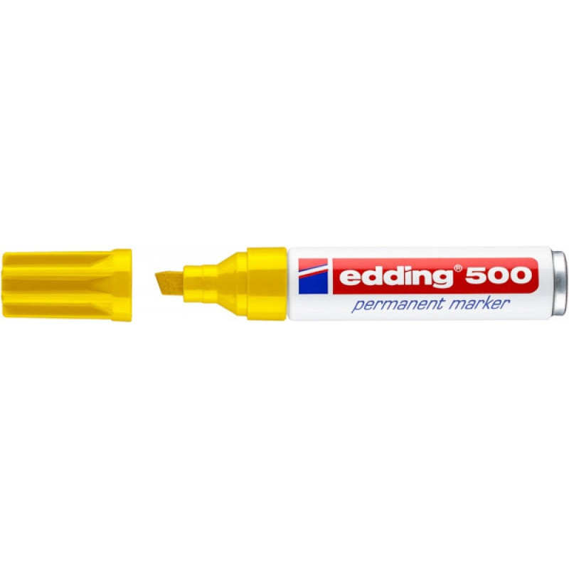 PAKIET Marker permanentny e-500 EDDING, 2-7mm, żółty