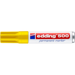 PAKIET Marker permanentny e-500 EDDING, 2-7mm, żółty