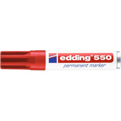 PAKIET Marker permanentny e-550 EDDING, 3-4 mm, czerwony